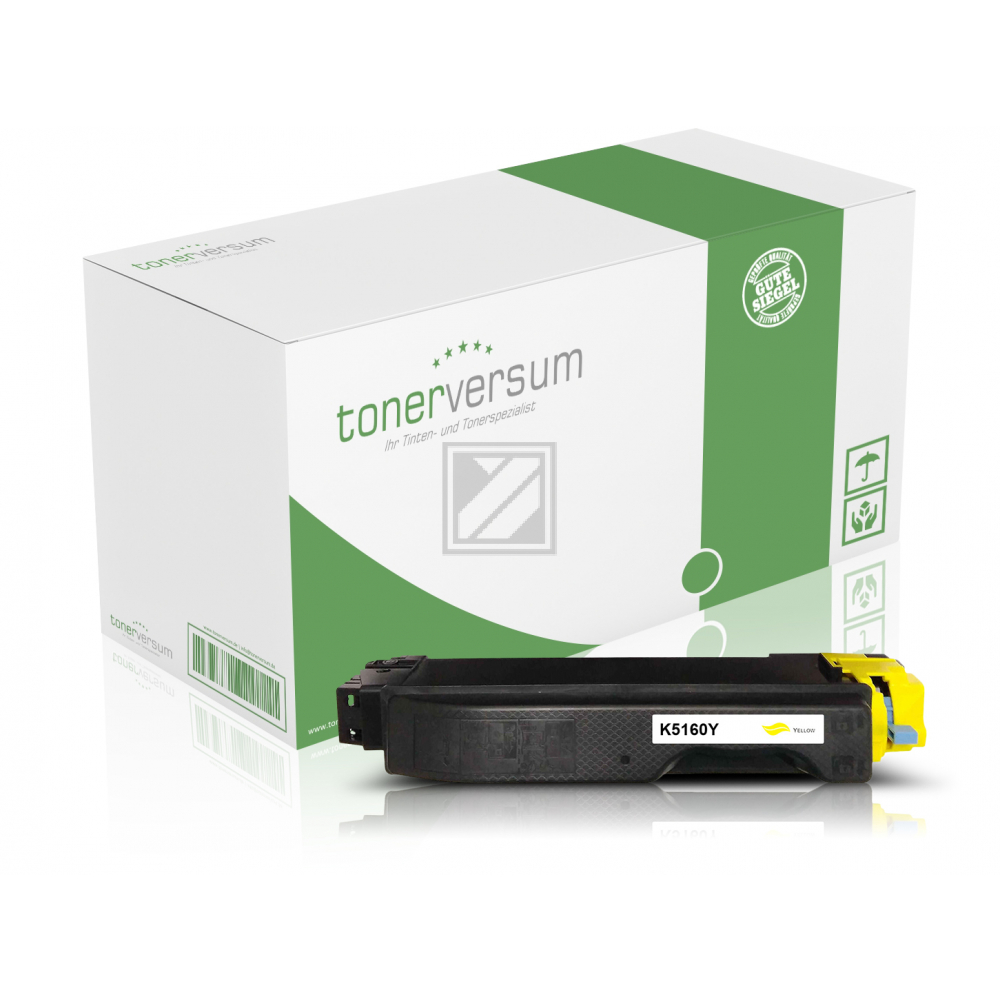 Tonerversum Toner-Kit gelb (TV104307) ersetzt TK-5160Y