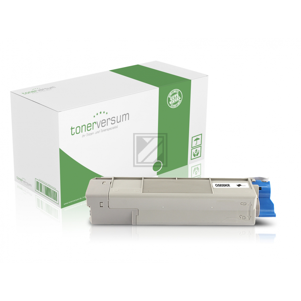 Tonerversum Toner-Kit schwarz (102983) ersetzt 43865724