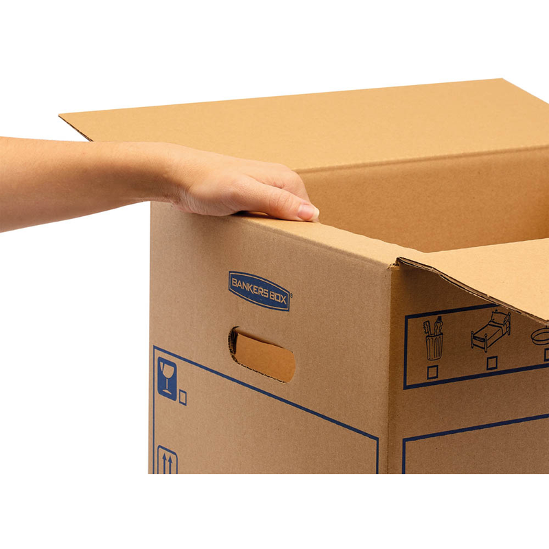 Bankers Box Umzugskartons SmoothMove Standard 47,5 x 32,5 x 27,0 cm, 10 St.