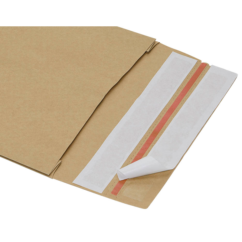 BONG Faltentaschen e-Green ca. DIN B4 ohne Fenster braun mit 5,0 cm Falte, 250 St.