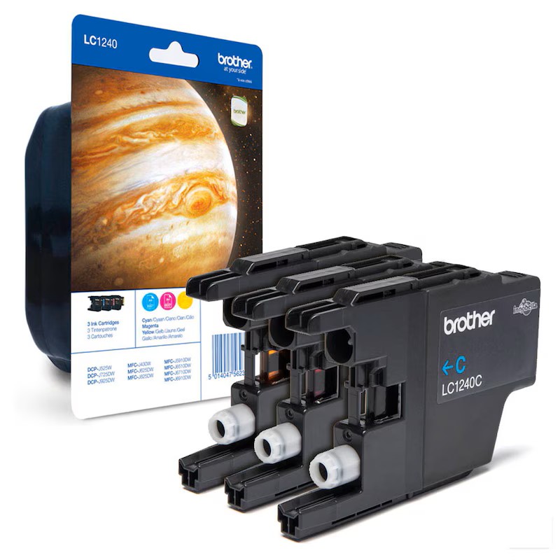 Brother LC-1240RBWBPDR Druckerpatronen cyan, magenta, gelb, 3er-Set