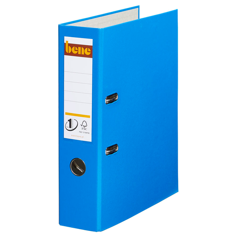 bene No.1 Power Ordner blau Kunststoff 8,0 cm DIN A4, 1 St.
