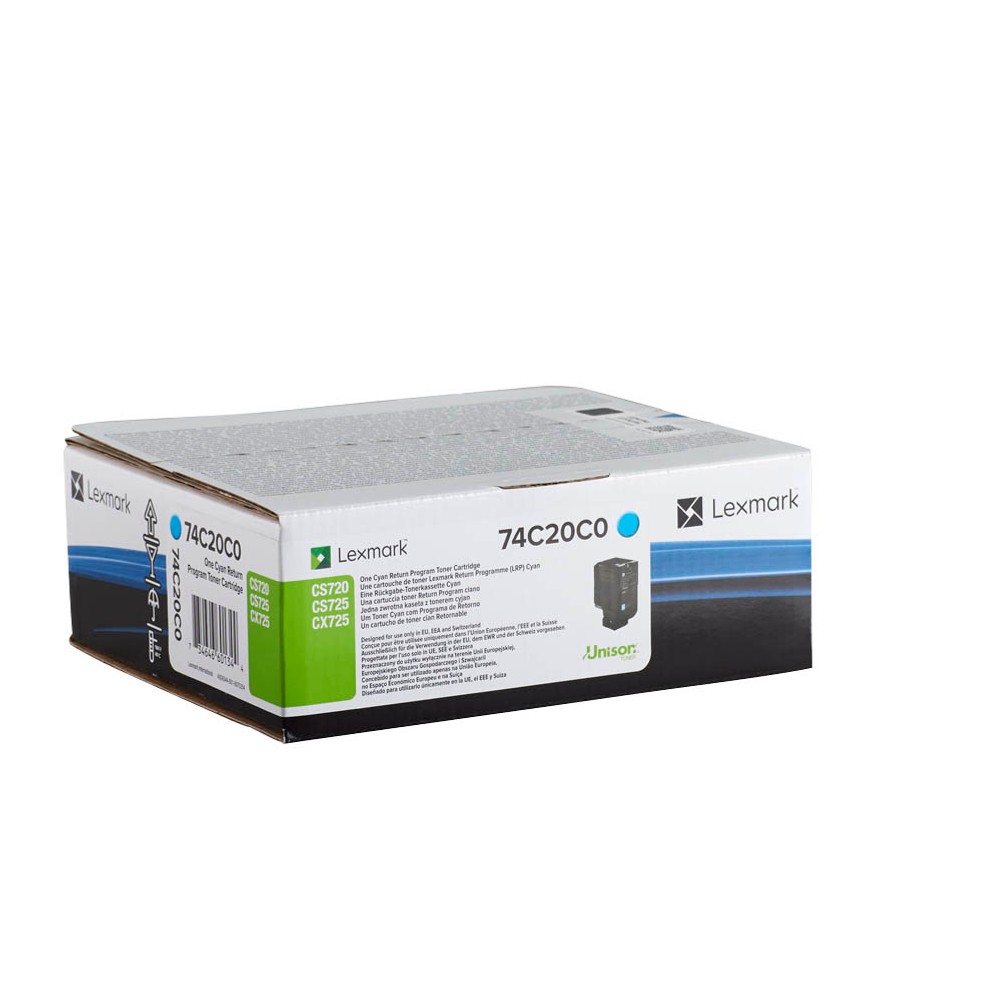 Lexmark 74C20C0 Toner Cyan
