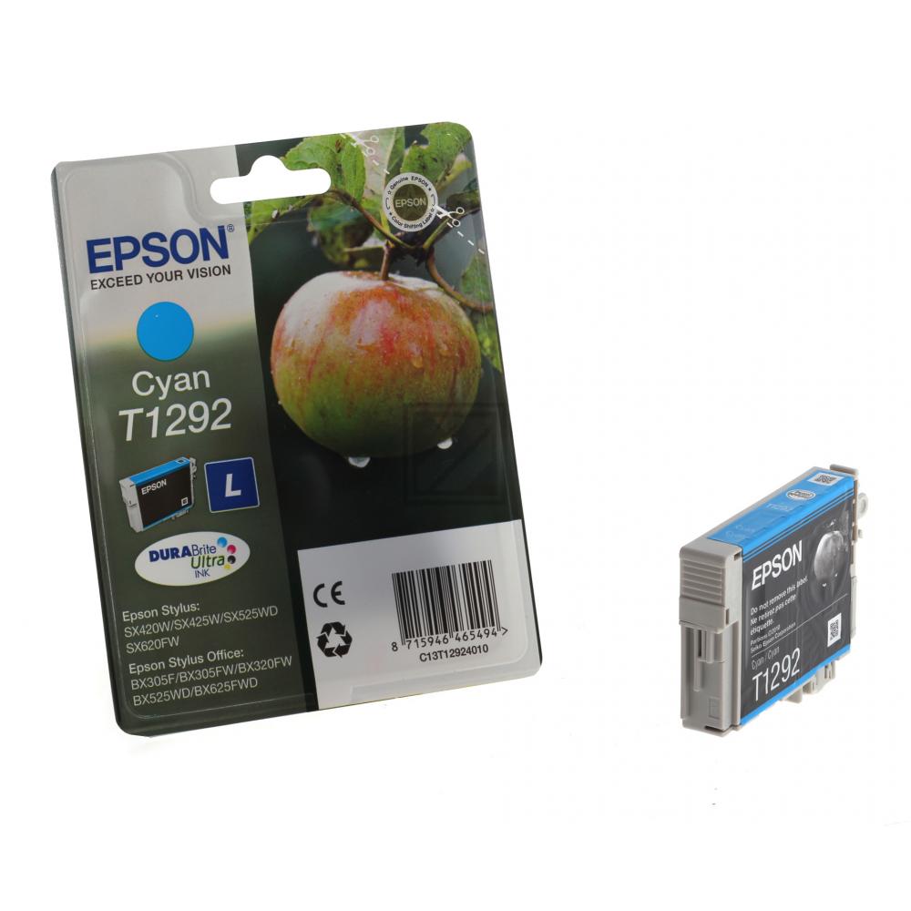 Epson Tintenpatrone cyan SC (C13T12924012, T1292)