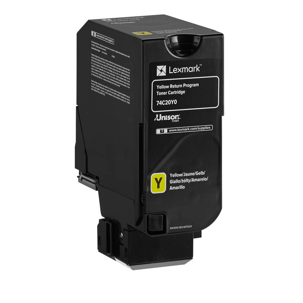 Lexmark 74C20Y0 Toner Yellow