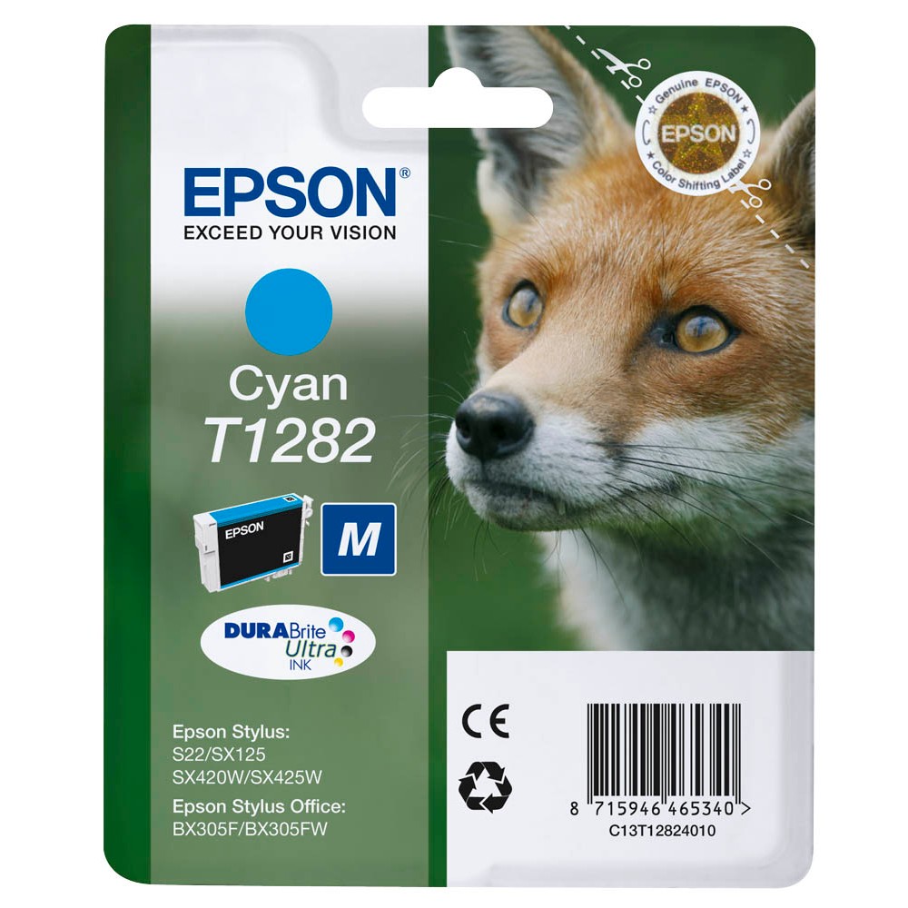 Epson T1282 / C13T12824012 Tinte Cyan