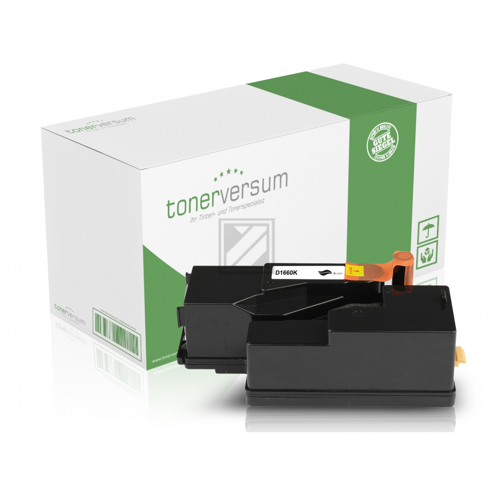 Tonerversum Toner-Kit schwarz (101655) ersetzt 4G9HP