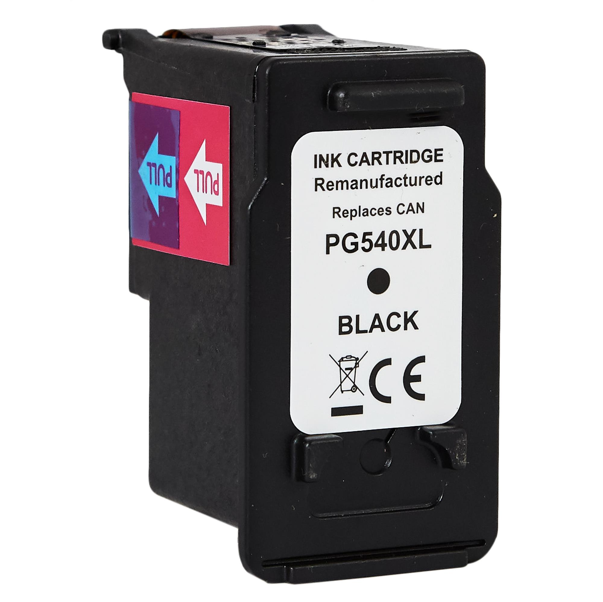 Tonerversum Tintenpatrone schwarz HC (TV108541) ersetzt PG-540XL