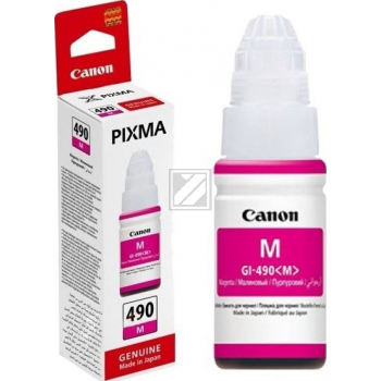 Canon Tintennachfüllfläschchen magenta SC (0665C001, GI-490M)