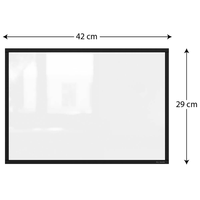 ALLboards Magnetrahmen selbstklebend schwarz A3, 1 St.