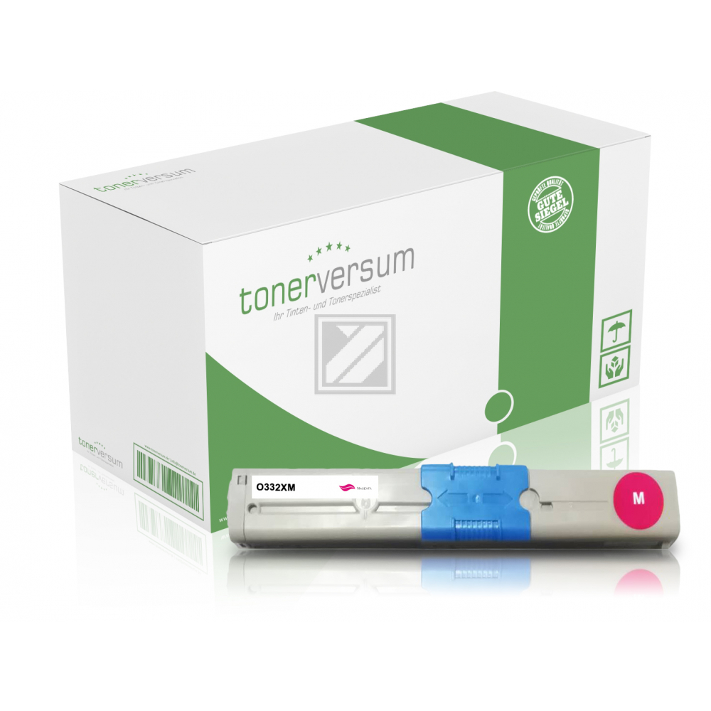 Tonerversum Toner-Kit magenta HC (TV104294) ersetzt 46508710
