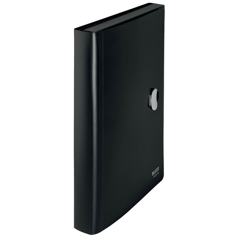 LEITZ Fächermappe recycle 4624 6 Fächer schwarz, 1 St.