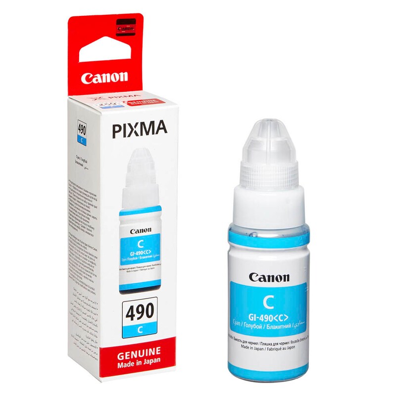 Canon Tintennachfüllfläschchen cyan SC (0664C001, GI-490C)