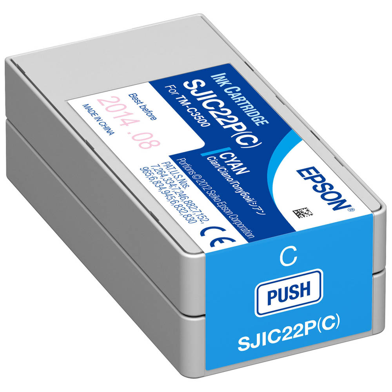 Epson Tintenpatrone cyan (C33S020602, SJIC22P(C))