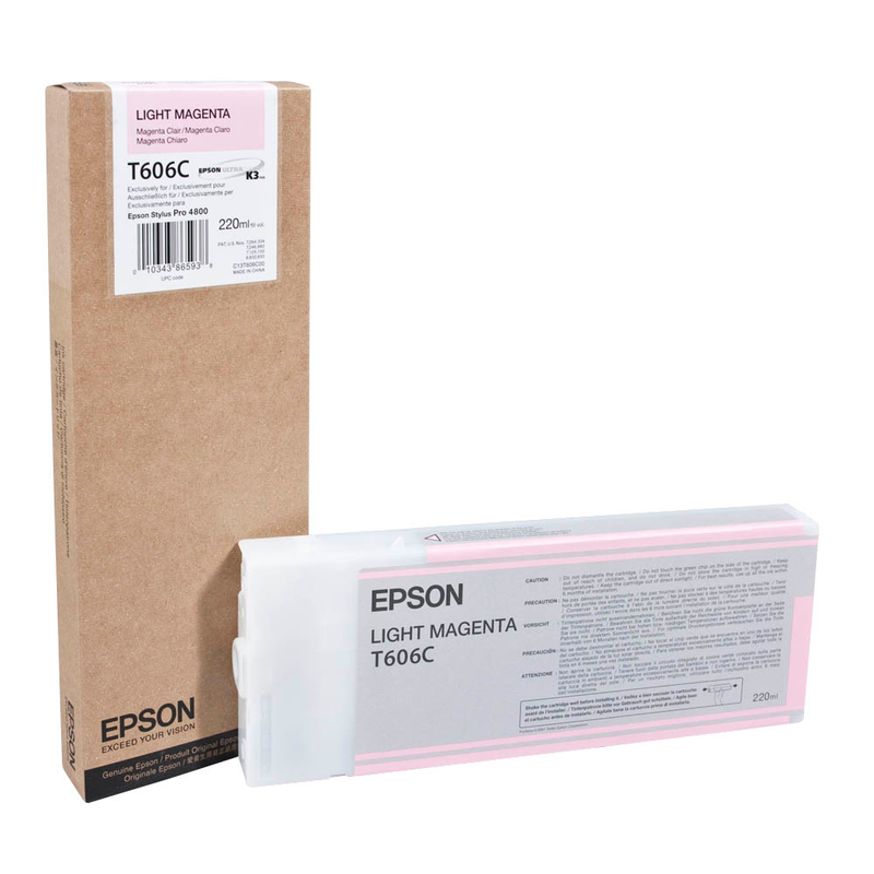 Epson Tintenpatrone magenta light HC (C13T606C00, T606C)