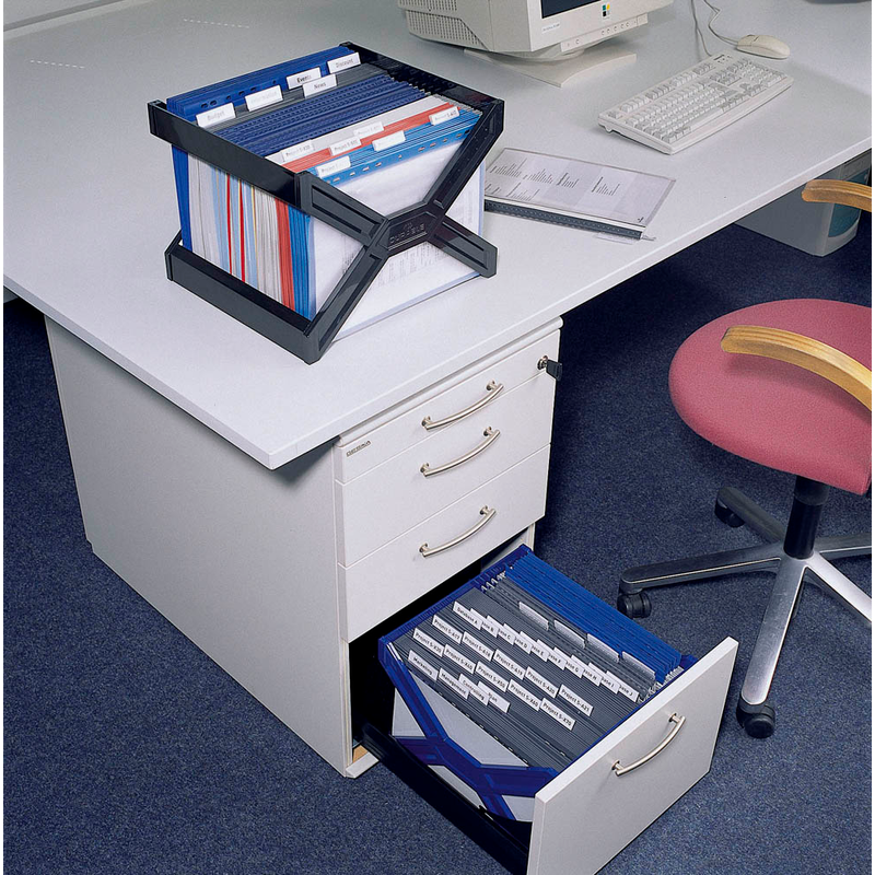 DURABLE Hängeregistraturkorb ohne Mappen CARRY Plus schwarz