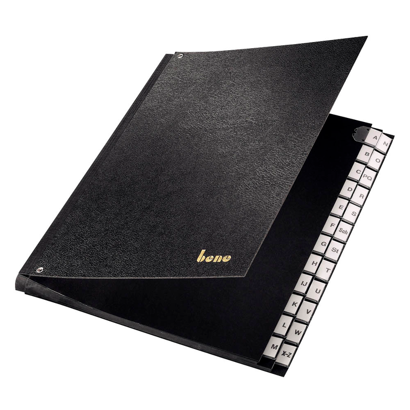 bene Pultordner A-Z schwarz, 1 St.