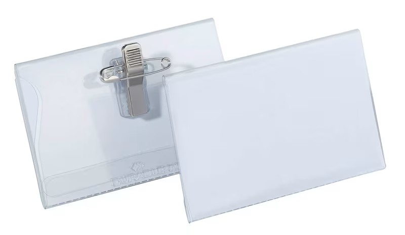 DURABLE Einsteckschilder für Namensschilder Badgemaker 21,0 x 6,1 cm, 20 St.