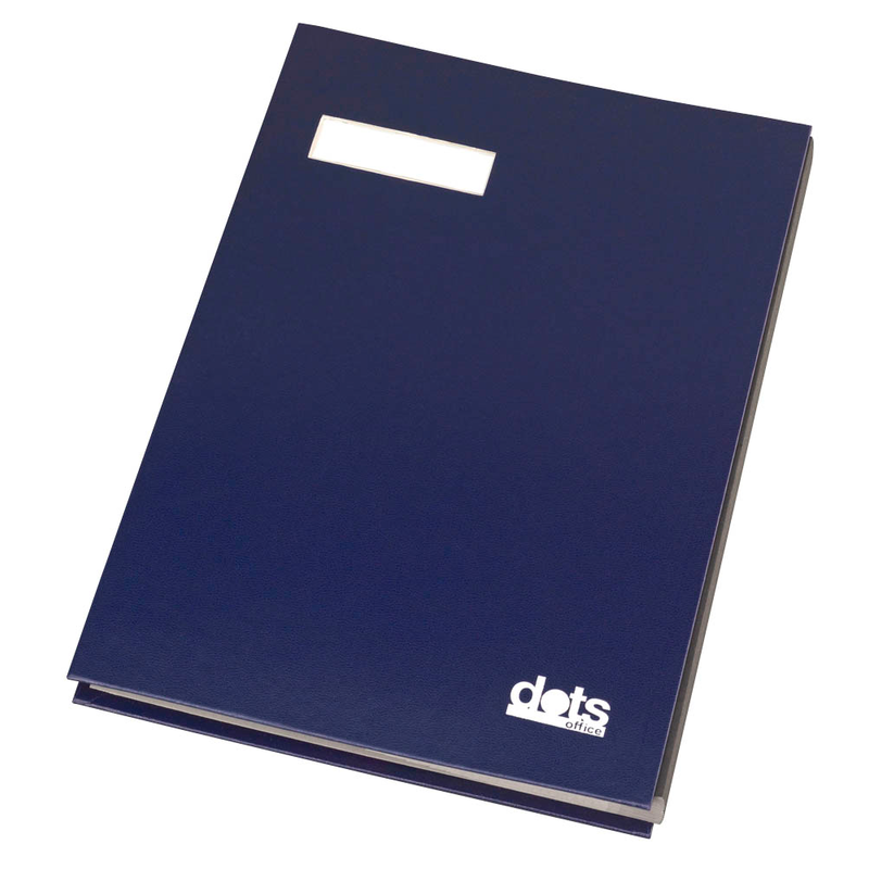 dots Unterschriftenmappe 20 Fächer blau, 1 St.