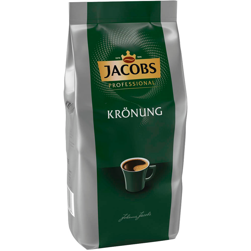JACOBS Krönung Kaffee, gemahlen, Arabica- und Robustabohnen kräftig, 1,0 kg