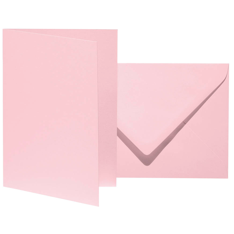 artoz Faltkarten mit Briefumschlägen Mosaic 943601-485 rosa DIN B6, 10 St.
